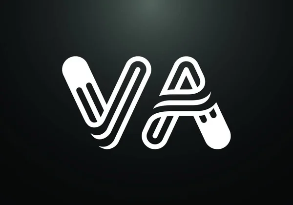 Modelo Inicial Vetor Projeto Logotipo Letra Monograma Símbolo Gráfico Alfabeto —  Vetores de Stock