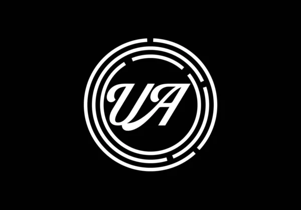 Monogram Harf Logo Tasarım Vektör Şablonu Harf Logosu Tasarımı — Stok Vektör