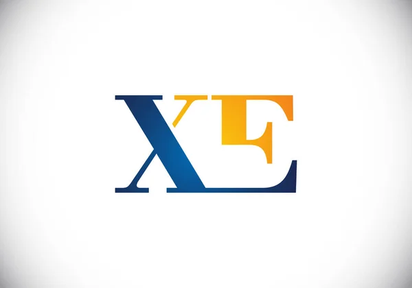 Monogramma Iniziale Lettera Logo Design Vector Template Simbolo Dell Alfabeto — Vettoriale Stock