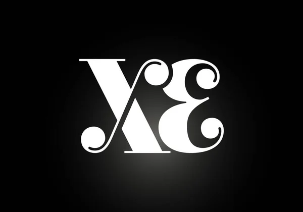Eredeti Monogram Levél Logo Design Vector Template Grafikus Ábécé Szimbólum — Stock Vector