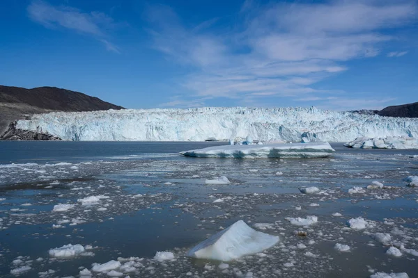 West Greenland Glacier Lodge Eqi — Fotografia de Stock