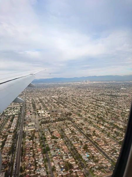 Voo para EUA Los Angeles — Fotografia de Stock