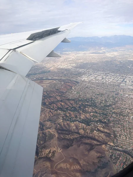Vlucht naar Usa Los Angeles — Stockfoto
