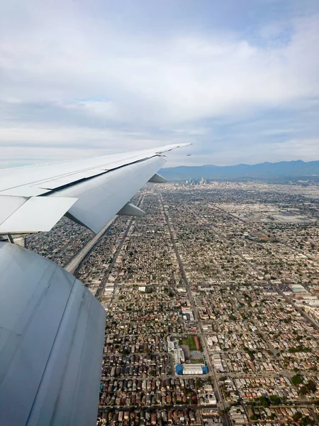 Flight to USA Los Angeles — Stock Photo, Image