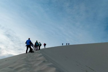 Eureka Kumulları Kurak Kamp, Usa 'nın güneybatısında.
