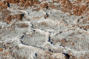 Badwater Havzası tuzlu Ölüm Vadisi