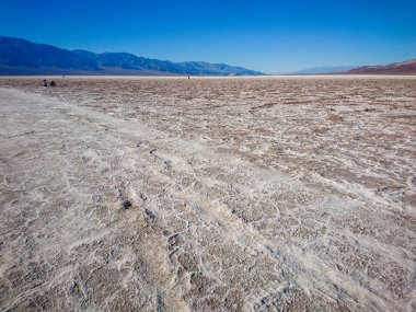 Badwater Havzası tuzlu Ölüm Vadisi