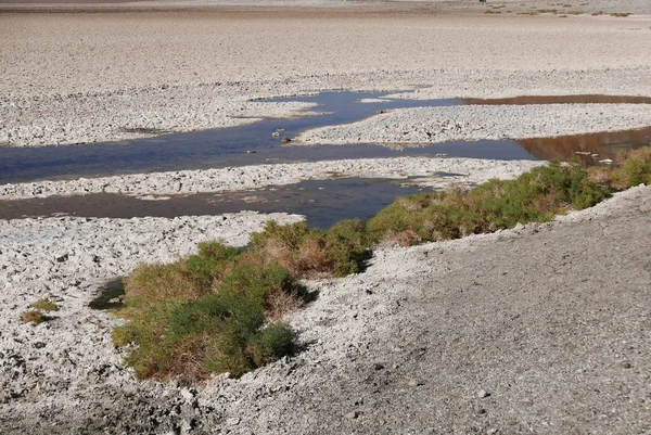 Badwater Basin sal planície Vale da Morte — Fotografia de Stock