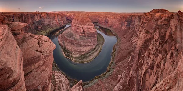 Horseshoe Bend in sunrise light — 스톡 사진