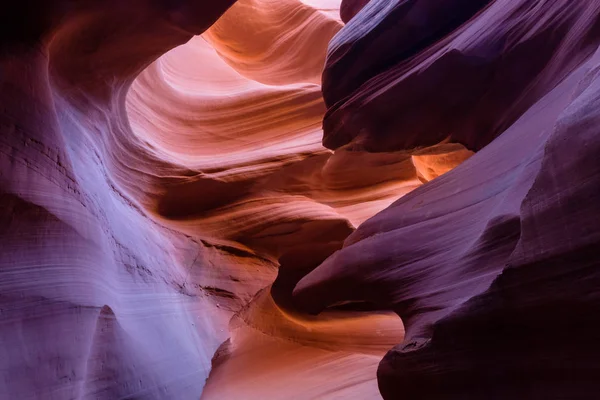 Κάτω Antelope Canyon ή το τιρμπουσόν — Φωτογραφία Αρχείου