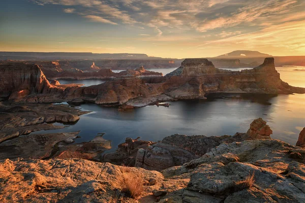 Estados Unidos Arizona Alstrom Point en la puesta del sol —  Fotos de Stock