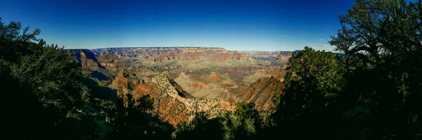 Grand Canyon in zonsondergang hemel — Stockfoto