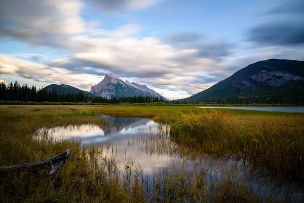 Mount Rundle in sunset light — Stock Photo, Image