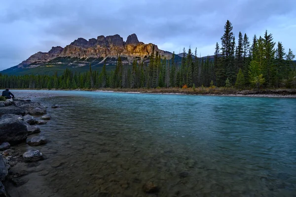 Château Montagne à Bow River — Photo