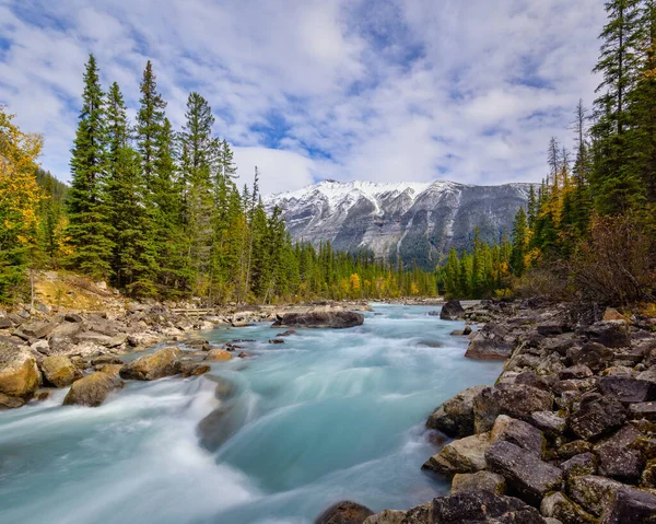 Takkakaw Falls, destino de viaje de Yoho Alberta Kanada —  Fotos de Stock