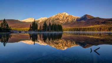 Piramit Gölü, Jasper Alberta Kanada seyahat noktası