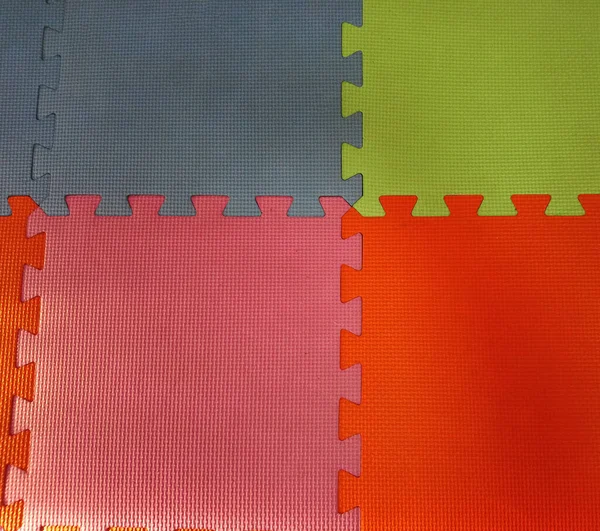 Oranje Groene Roze Grijze Achtergrond Gemaakt Van Materiaal Dat Vloer — Stockfoto
