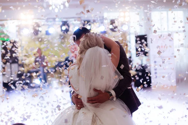 First dance bride in a restaurant