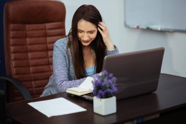 Genç uçak iş kadınları yeni bir modern çatı katı projesi üzerinde çalışıyorlar. Planları, belgeleri analiz ediyorlar. Genel dizüstü bilgisayar tasarımı, teknoloji veya başlangıç iş konsepti