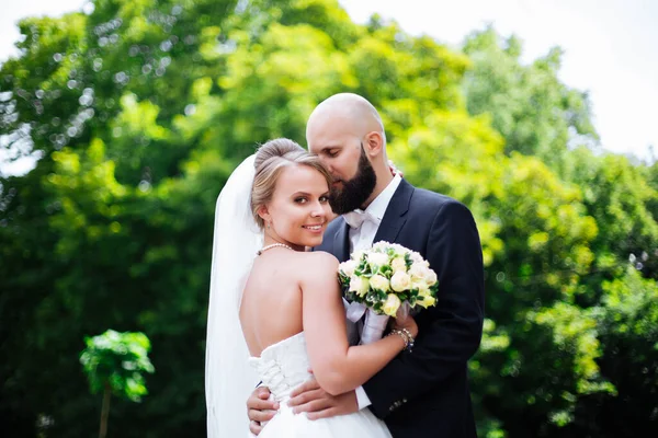 Harika bir çiftin çok güzel bir düğünü. düğün günü.