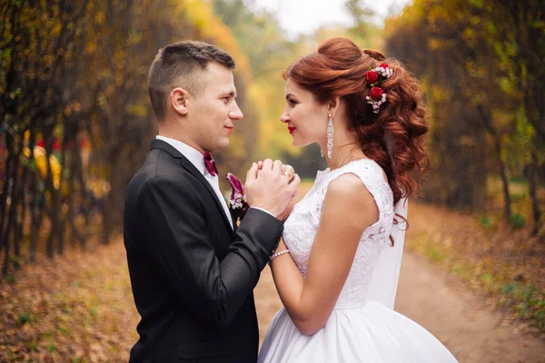 Casamento Muito Bonito Casal Incrível Dia Casamento — Fotografia de Stock