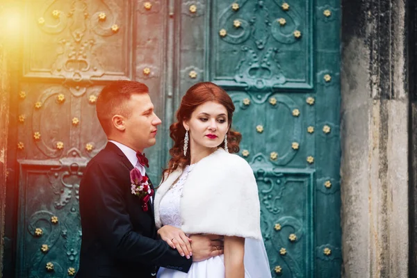 Happy Bride Groom Wedding — Stock Photo, Image