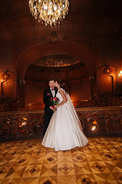 Bride Groom Palace Wedding Day — Stock Photo, Image