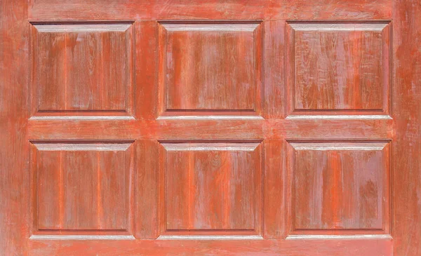 Front view of pattern wooden panel,Window or door of wooden wall grunge wood panels used as backgroun