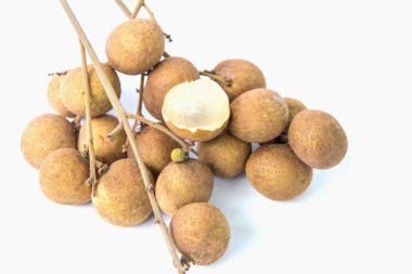 Tazelik Longans beyaz sırtüstü