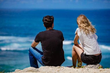 Kaç tropikal bir okyanus arıyorsunuz / deniz manzara.