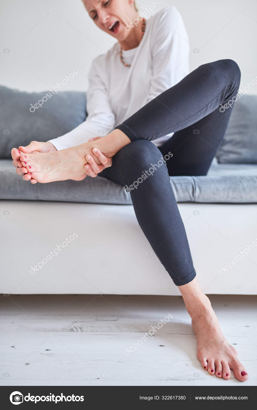 Problems with feet, joints, legs and ankles. Stock Photo by ©milangucci