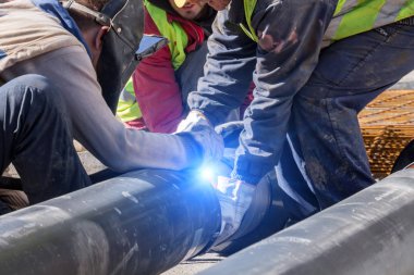 İnşaat işçisi için ağır bir iş..