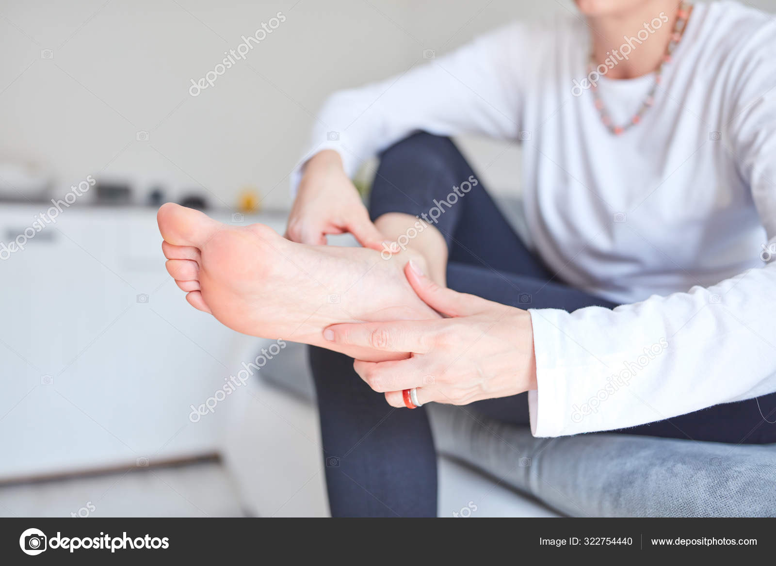 Problems with feet, joints, legs and ankles. Stock Photo by ©milangucci