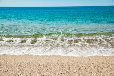 Egzotik mavi tropikal okyanus / deniz tropikal sahne.