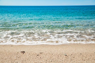 Egzotik mavi tropikal okyanus / deniz tropikal sahne.