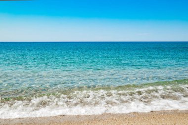 Egzotik mavi tropikal okyanus / deniz tropikal sahne.