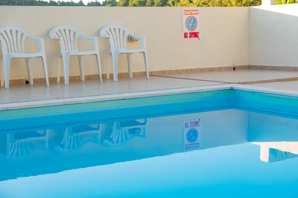 Tropical Swimming Pool Nice Hot Day — Stock Photo, Image