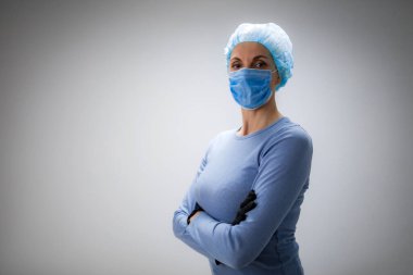 Coronavirus COVID-19 hijyen / illüstrasyon sunumu hastalıklı gerçek dünya sorunuyla ilgili.