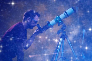 Uzay, evren ve evren, Samanyolu yıldızları. Astronomi çalışmalarım.