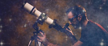 Uzay, evren ve evren, Samanyolu yıldızları. Astronomi çalışmalarım.