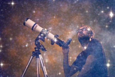 Uzay, evren ve evren, Samanyolu yıldızları. Astronomi çalışmalarım.