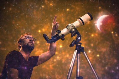 Uzay, evren ve evren, Samanyolu yıldızları. Astronomi çalışmalarım.