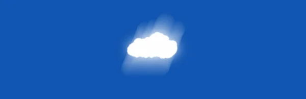 夏日蓝天上的云彩 — 图库照片