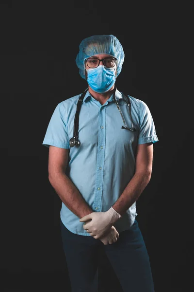 Doctor Surgeon Scientist With Boxing Gloves Ready To Fight The