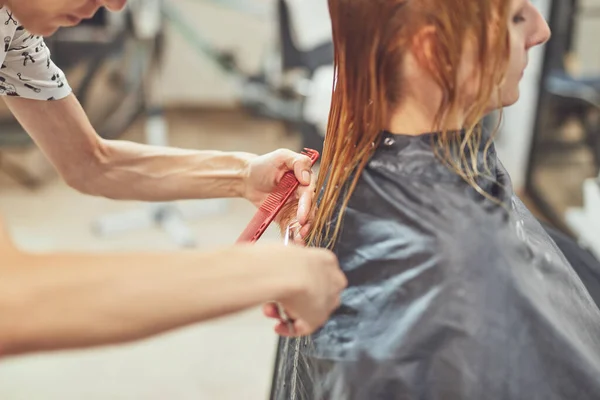 Peluquería Cortar Cabello Salón —  Fotos de Stock