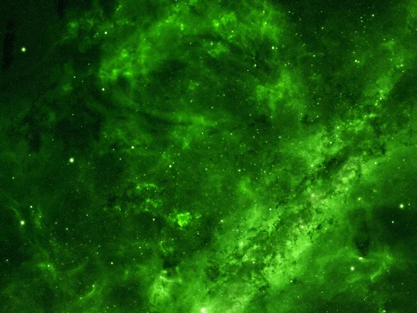 Weltraum-Hintergrund mit vielen Sternen und Nebeln — Stockfoto