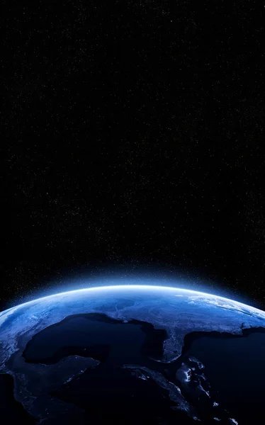Terra à noite — Fotografia de Stock