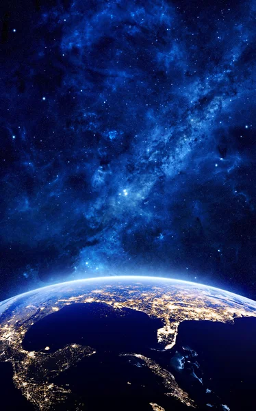 Earth at night — Stock Photo, Image