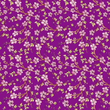 Hibiscus çiçek seamless modeli