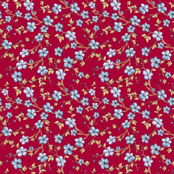 Hibiscus patrón floral sin costura Fotos De Stock Sin Royalties Gratis
